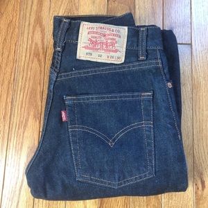 Levi 575 Dark Wash Mom Jeans Sz 26x30